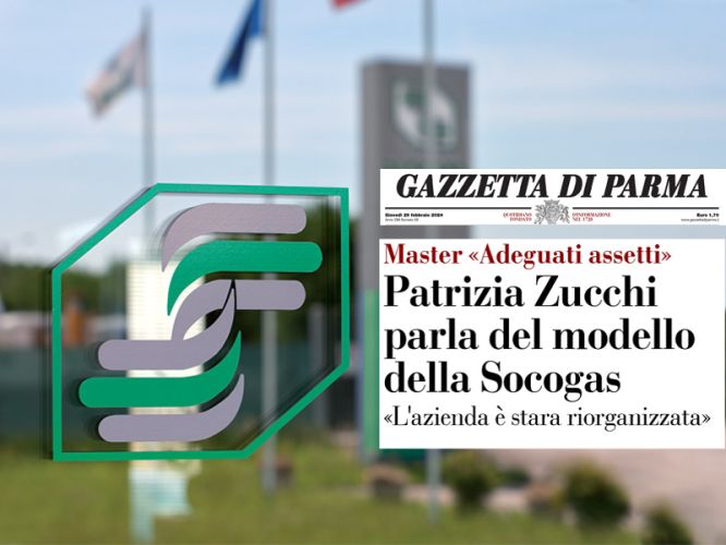 PATRIZIA ZUCCHI PARLA DEL MODELLO SOCOGAS - Gazzetta di Parma